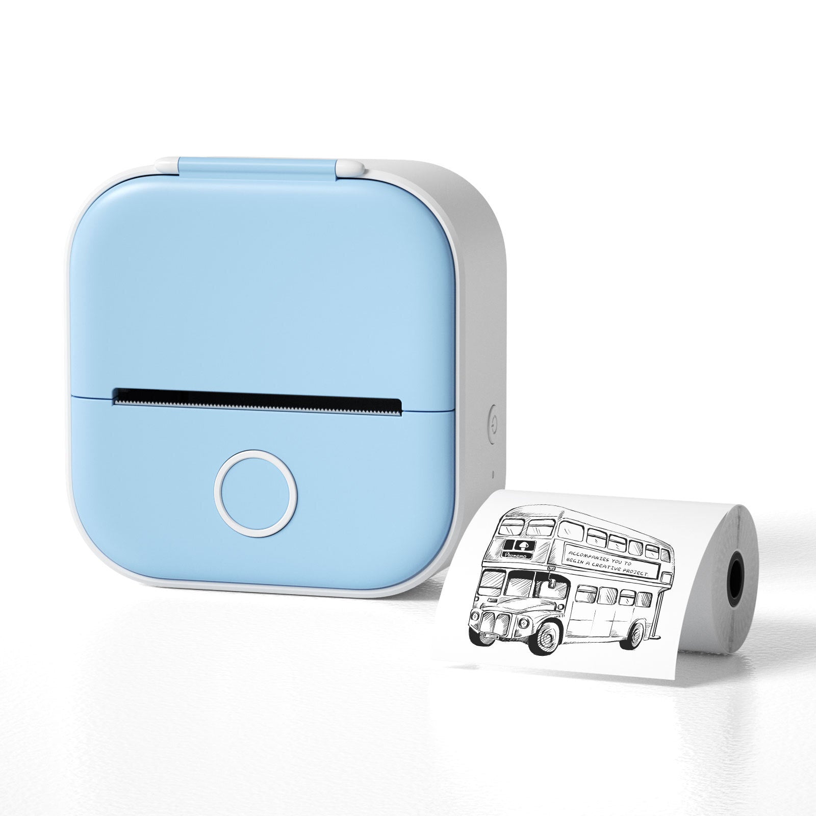 Mini Portable Pocket Printer - Inkless Printing Multi-Language - Ios and Android