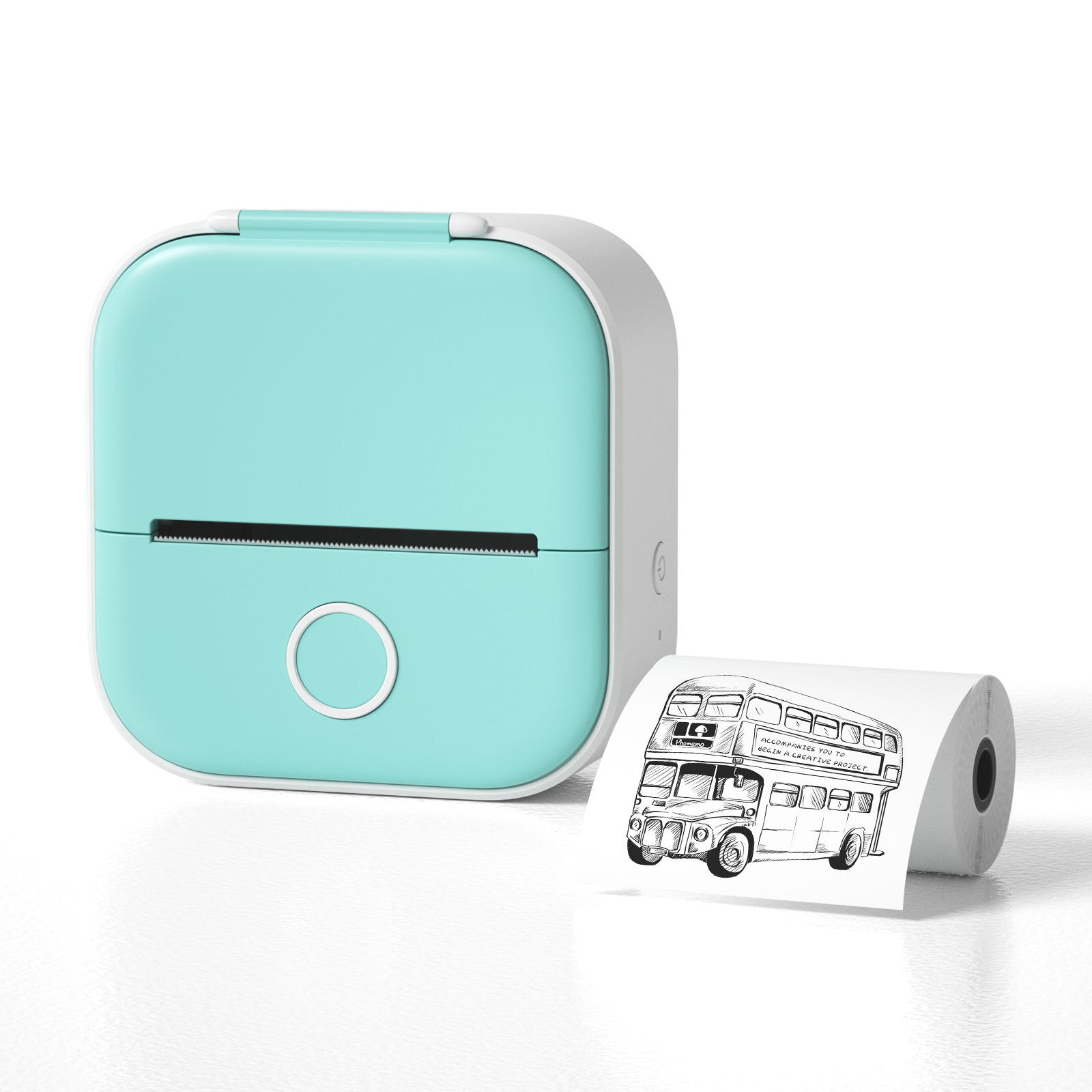 Mini Portable Pocket Printer - Inkless Printing Multi-Language - Ios and Android